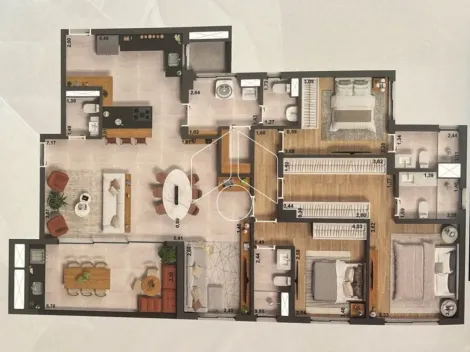 Marilia Jardim Tangara Apartamento Venda R$1.600.000,00 3 Dormitorios 2 Vagas 