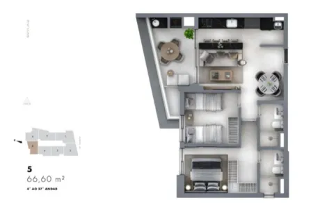 Marilia Jardim Maria Izabel Apartamento Venda R$630.000,00 2 Dormitorios 1 Vaga 