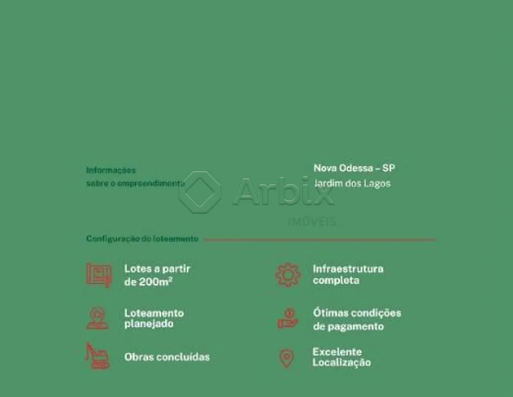 Comprar Terreno / Residencial em Nova Odessa R$ 350.000,00 - Foto 6