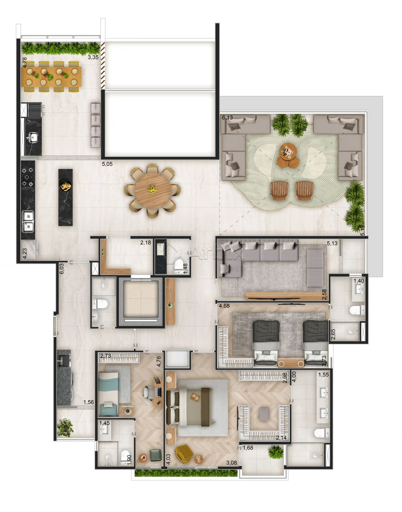 Comprar Apartamento / Residencial em Americana R$ 3.125.000,00 - Foto 4