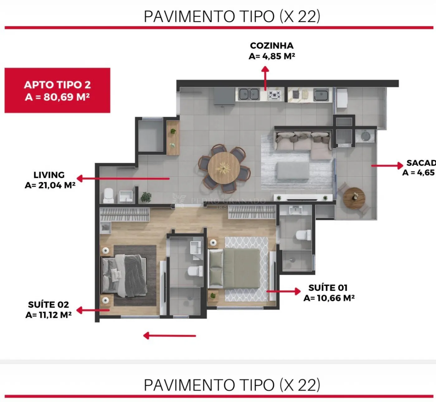 Apartamento à venda em Balneário Perequê, Porto Belo — Portal Chave Fácil