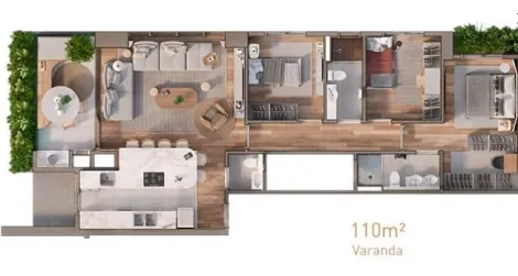 Maringa Jardim Aclimacao Apartamento Venda R$450.000,00 3 Dormitorios 2 Vagas 