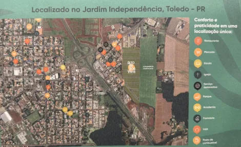 Toledo Jardim Independencia terreno Venda R$840.000,00  Area do terreno 1048.46m2 