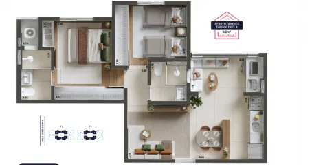 Sao Jose dos Campos Parque Industrial Apartamento Venda R$565.000,00 2 Dormitorios 1 Vaga 
