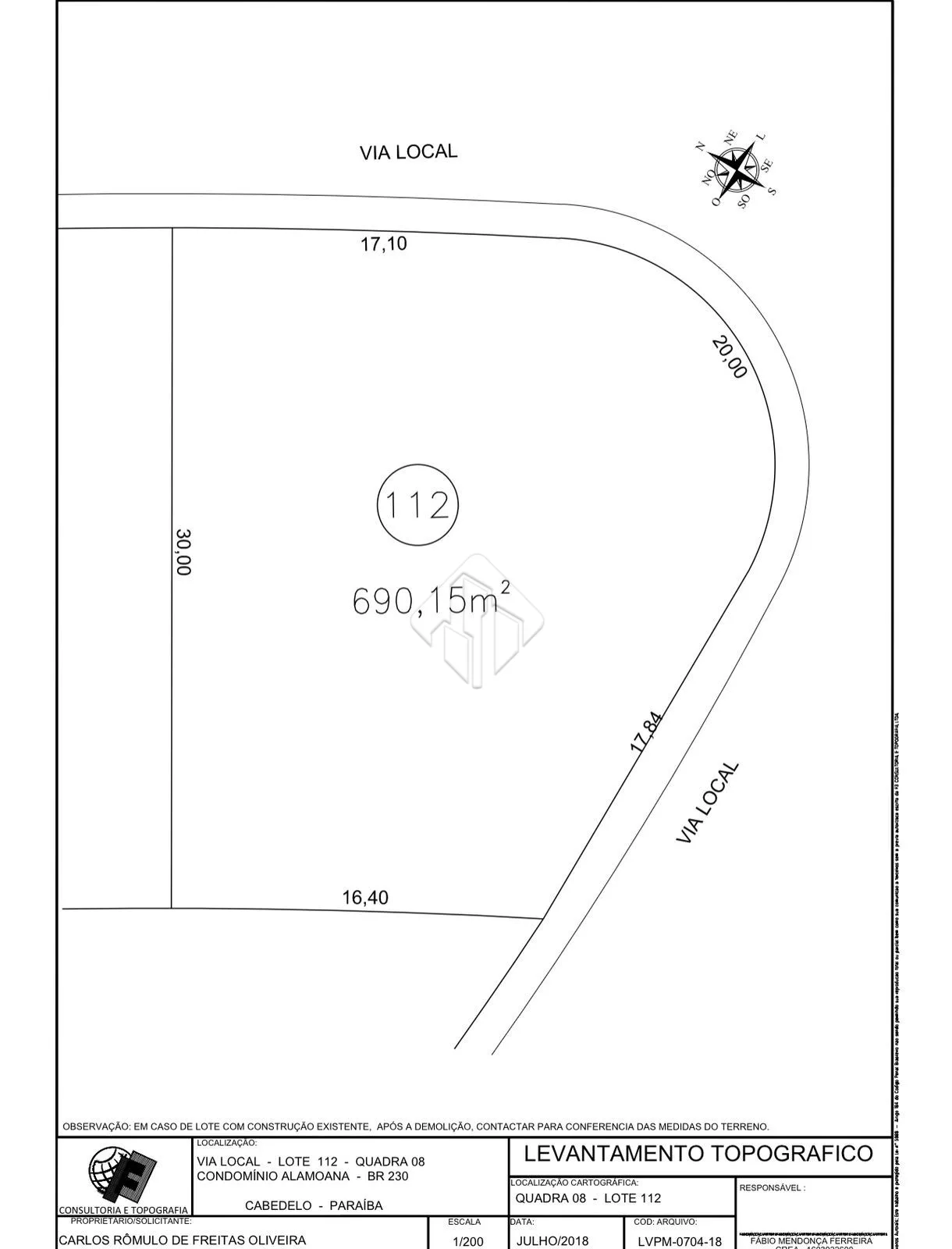 Comprar Terreno / Condom&iacute;nio em Cabedelo R$ 1.599.000,00 - Foto 3