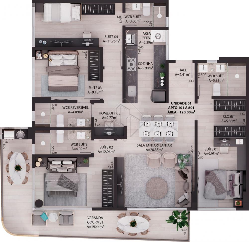 Comprar Apartamento / Padr&atilde;o em Jo&atilde;o Pessoa - Foto 7