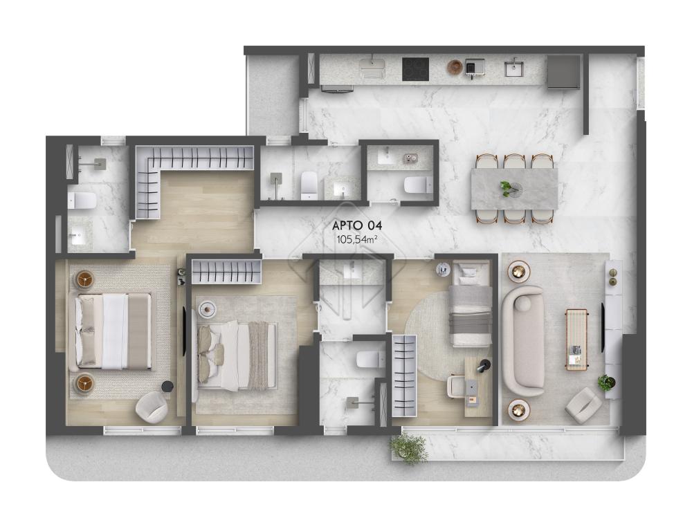 Galeria - Artus Blanc - Edif&iacute;cio de Apartamento