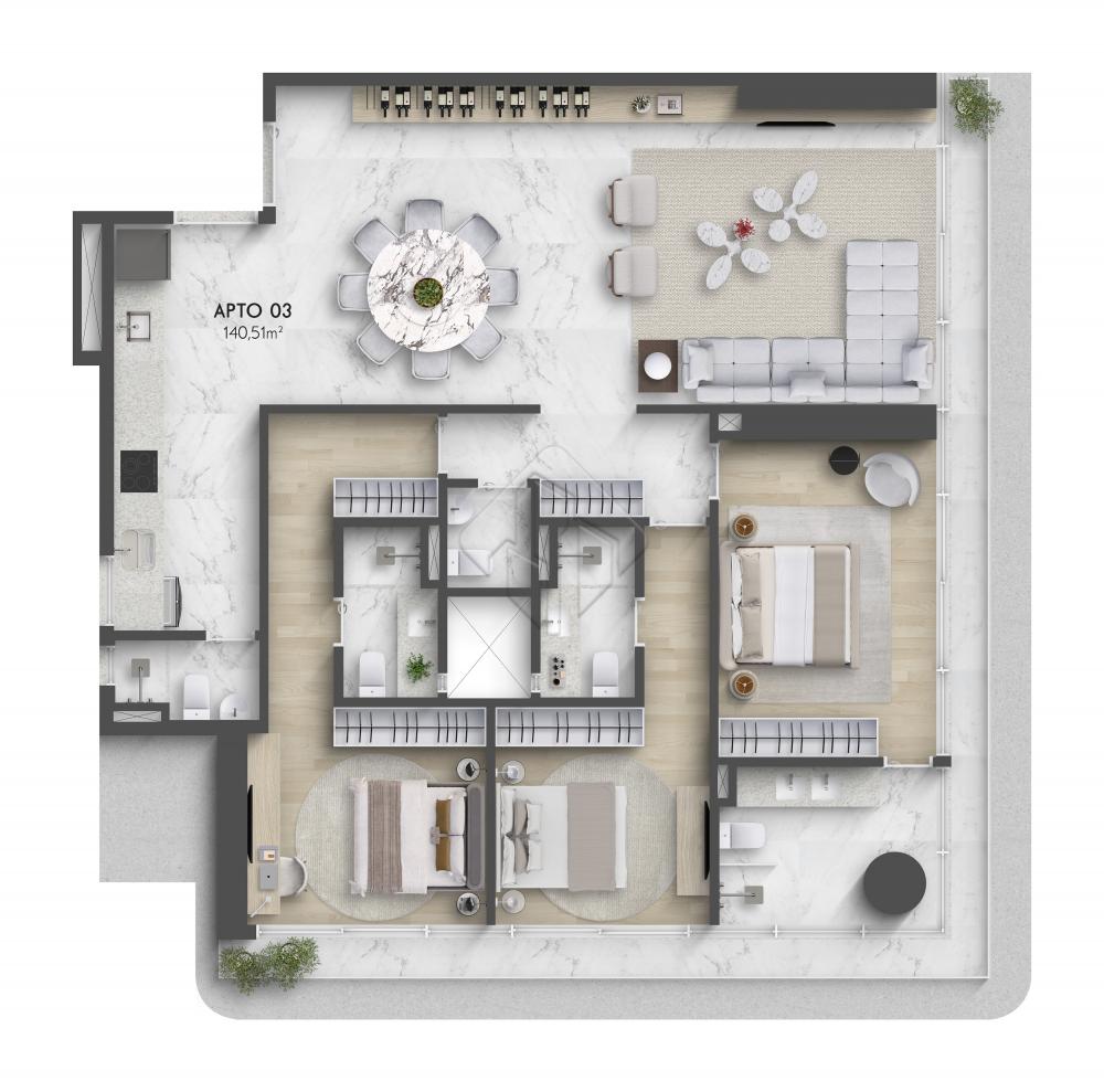 Galeria - Artus Blanc - Edif&iacute;cio de Apartamento