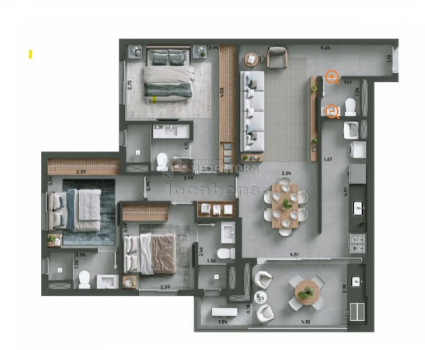 Comprar Apartamento / Padr&atilde;o em S&atilde;o Jos&eacute; do Rio Preto R$ 1.500.000,00 - Foto 6