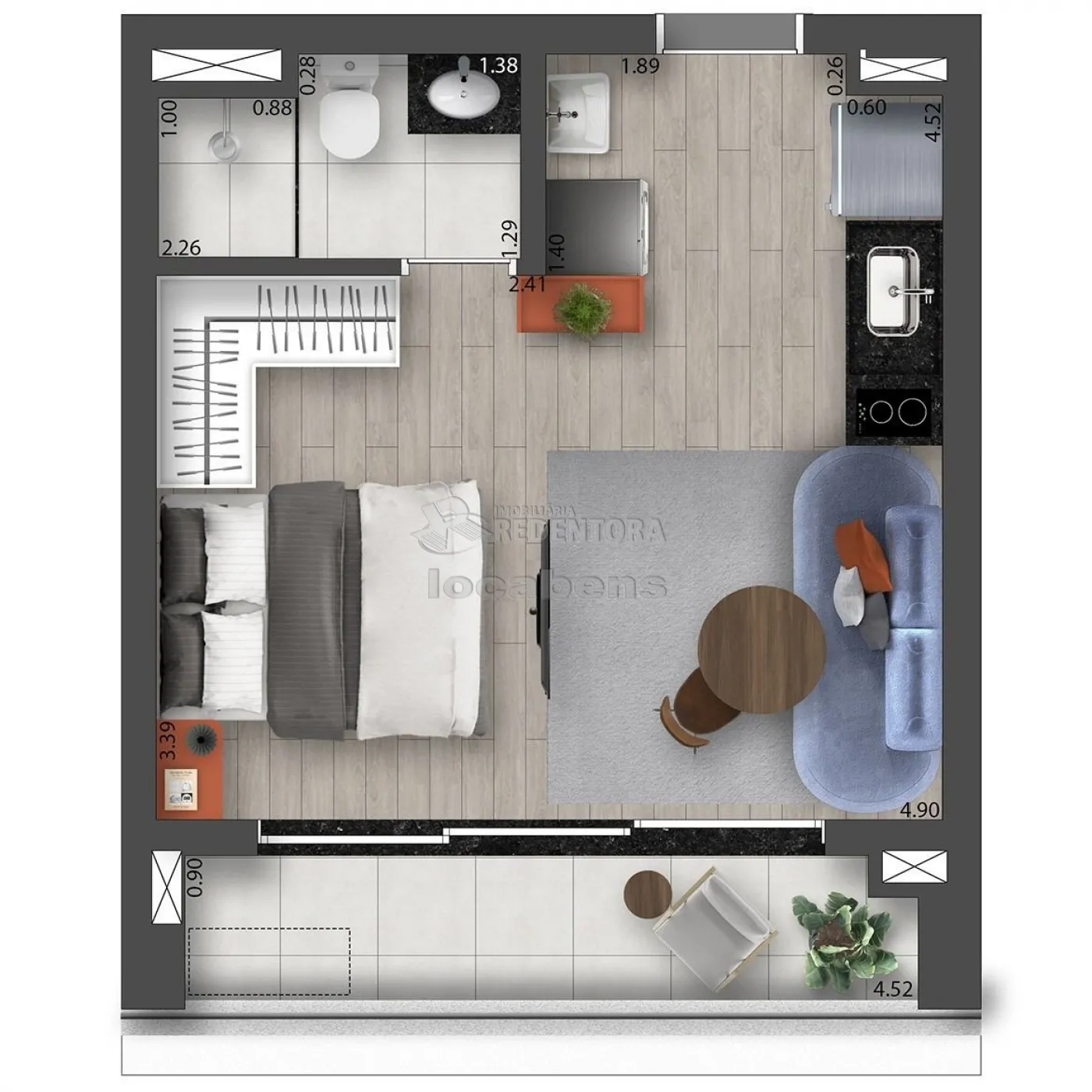 Comprar Apartamento / Studio em S&atilde;o Jos&eacute; do Rio Preto R$ 450.000,00 - Foto 3