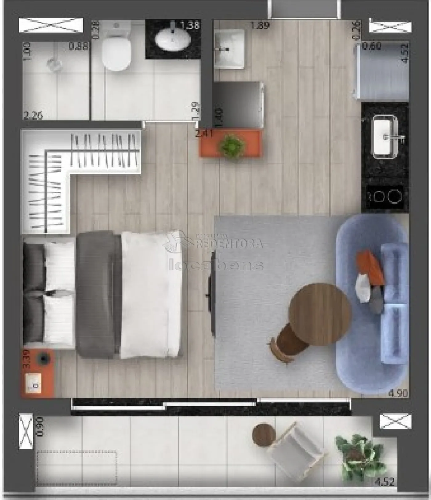 Comprar Apartamento / Studio em S&atilde;o Jos&eacute; do Rio Preto R$ 520.000,00 - Foto 2