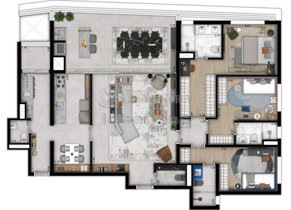 Comprar Apartamento / Padr&atilde;o em S&atilde;o Jos&eacute; do Rio Preto R$ 1.720.000,00 - Foto 37