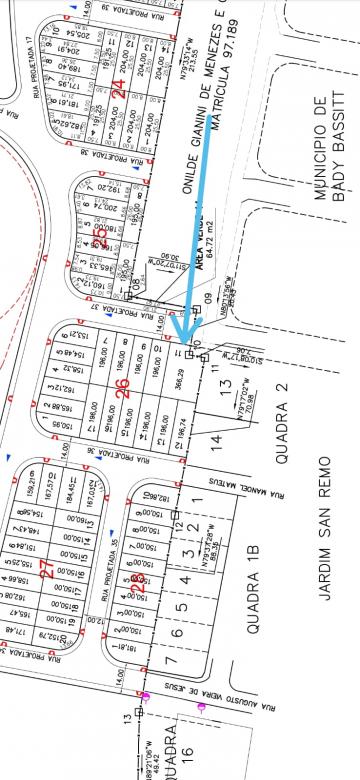 Comprar Terreno / Padr&atilde;o em Bady Bassitt R$ 150.000,00 - Foto 2
