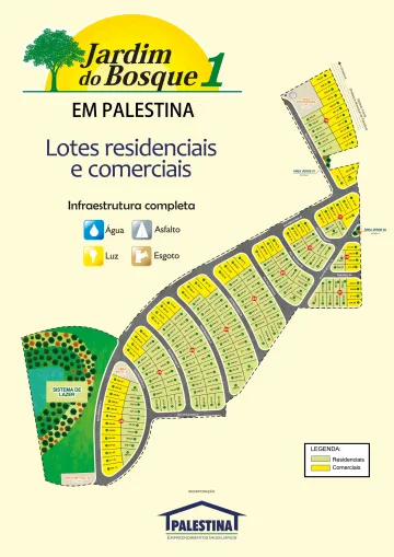 Comprar Terreno / Padr&atilde;o em Palestina R$ 92.000,00 - Foto 2