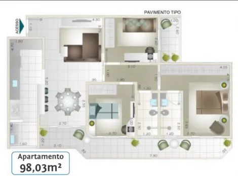 Alugar Apartamento / Padr&atilde;o em S&atilde;o Jos&eacute; do Rio Preto R$ 3.300,00 - Foto 14