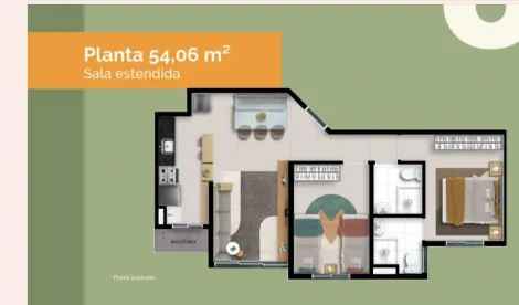 Apartamento / Padr&atilde;o em S&atilde;o Jos&eacute; do Rio Preto 