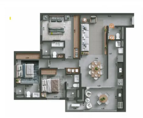 Comprar Apartamento / Padr&atilde;o em S&atilde;o Jos&eacute; do Rio Preto R$ 1.400.000,00 - Foto 6