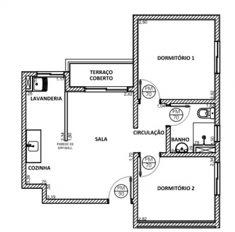 Alugar Apartamento / Padr&atilde;o em S&atilde;o Jos&eacute; do Rio Preto R$ 1.300,00 - Foto 11