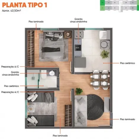 Comprar Apartamento / Padr&atilde;o em S&atilde;o Jos&eacute; do Rio Preto R$ 269.000,00 - Foto 13