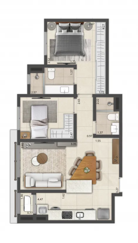 Comprar Apartamento / Padr&atilde;o em S&atilde;o Jos&eacute; do Rio Preto - Foto 5