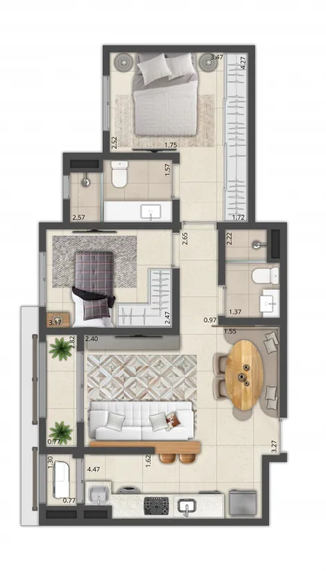 Comprar Apartamento / Padr&atilde;o em S&atilde;o Jos&eacute; do Rio Preto - Foto 2