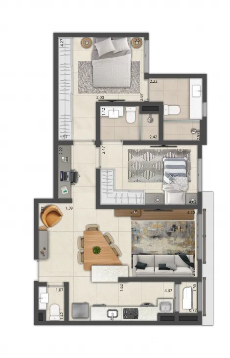 S&atilde;o Jos&eacute; do Rio Preto - Reserva da Mata - Apartamento - Padr&atilde;o - Venda