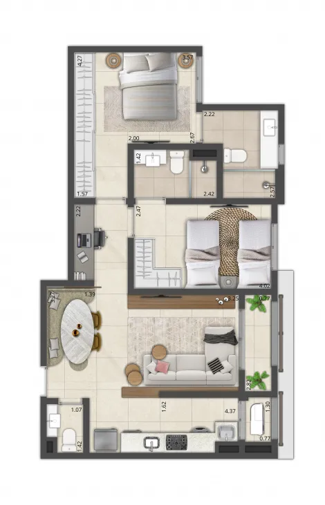 Comprar Apartamento / Padr&atilde;o em S&atilde;o Jos&eacute; do Rio Preto - Foto 2