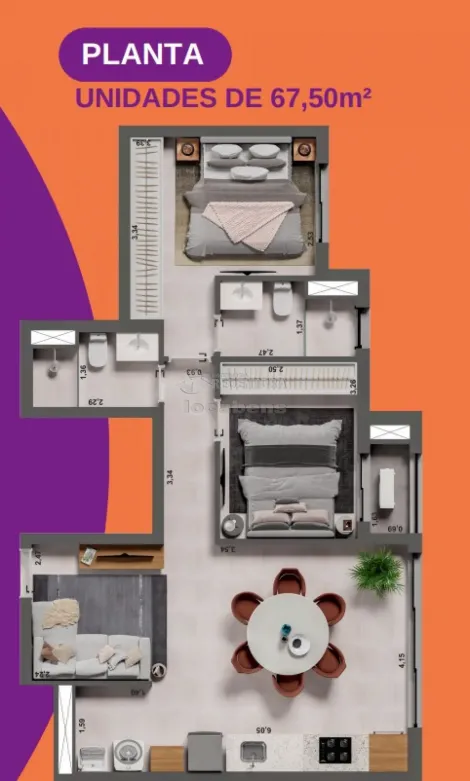 S&atilde;o Jos&eacute; do Rio Preto - Vila Sinibaldi - Apartamento - Padr&atilde;o - Venda