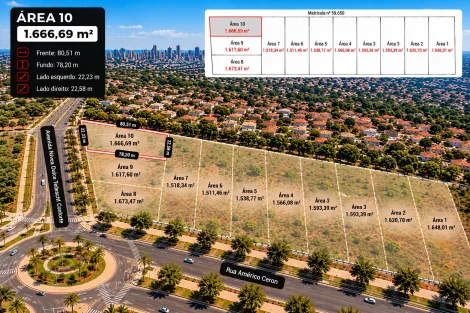Sao Jose do Rio Preto Vila Di Pace II Terreno Venda R$4.250.000,00  Area do terreno 1666.69m2 