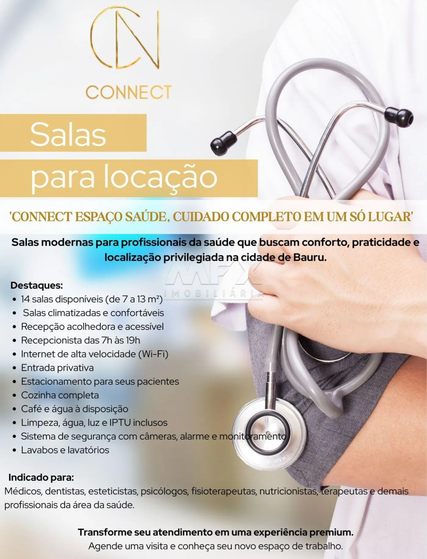 Alugar Comercial / Sala em Bauru R$ 2.000,00 - Foto 2