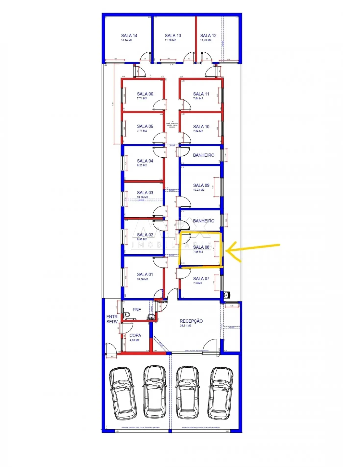 Alugar Comercial / Sala em Bauru R$ 1.400,00 - Foto 4