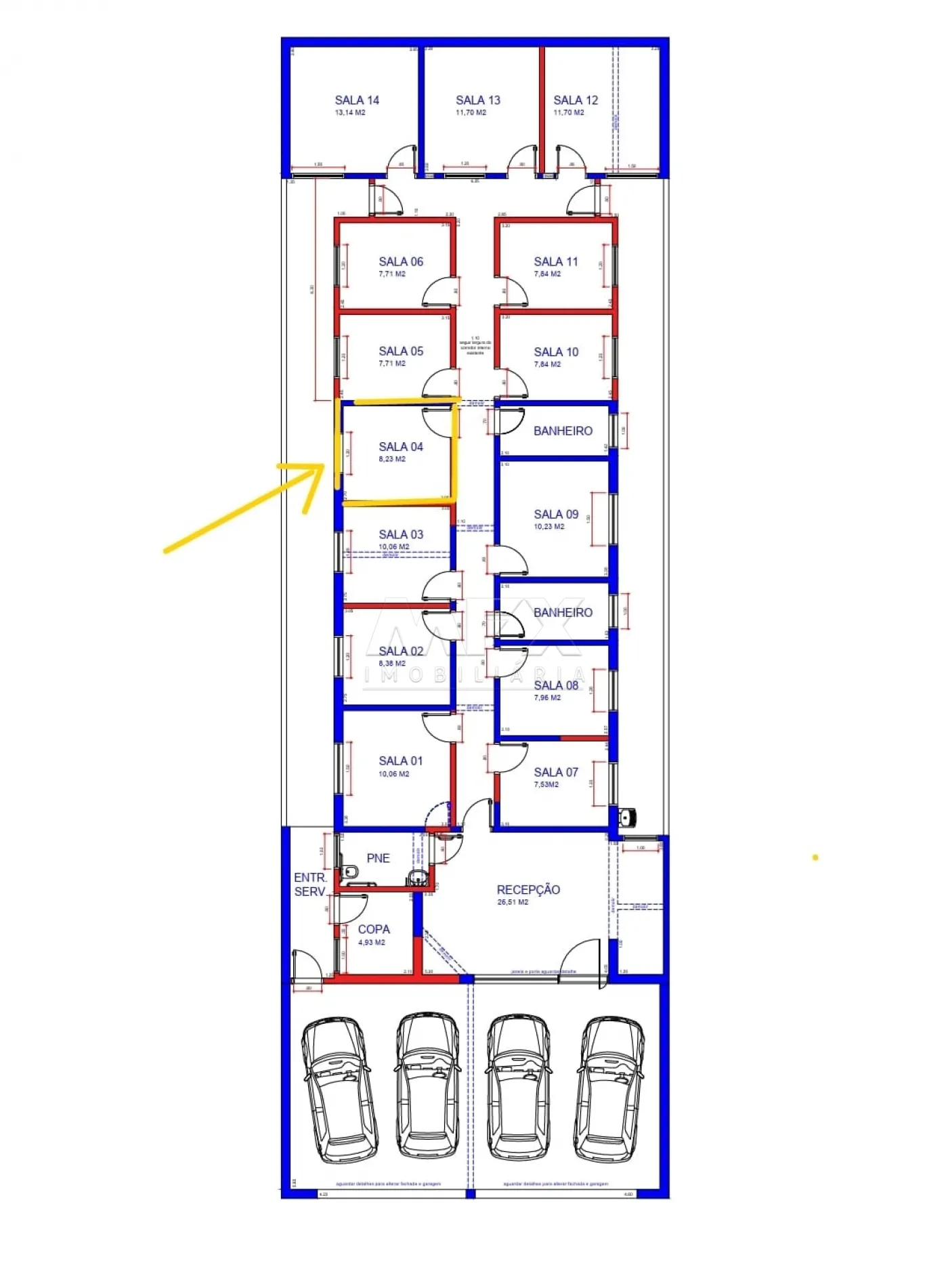 Alugar Comercial / Sala em Bauru R$ 1.600,00 - Foto 4