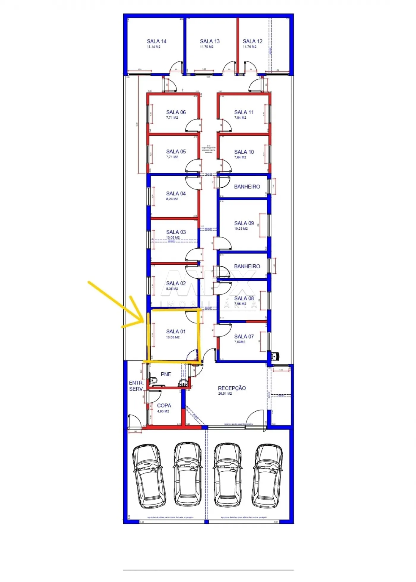 Alugar Comercial / Sala em Bauru R$ 2.000,00 - Foto 4