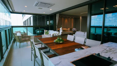 Apartamento Alto Padro 286m com 4 Sutes  Beira-Mar da Ponta Verde