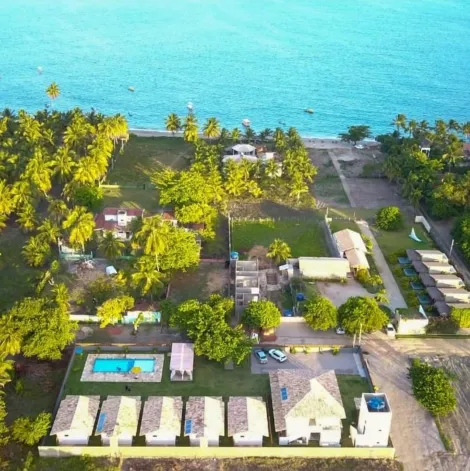 Pousada Mobiliada em Terreno de 1800m  venda na Praia de Tatuamunha