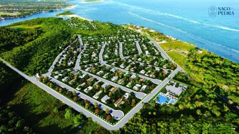 Lote com 493m� � venda no Condom�nio Saco da Pedra Beach Residence na Massagueira