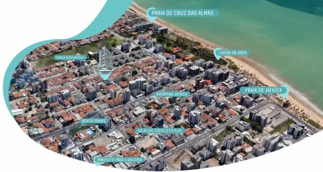 Apartamento com 3 Quartos e Varanda em Andar Alto � venda no Edf Tulum