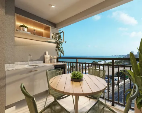 Apartamento com 2 Quartos e Varanda em Andar Alto � venda no Mood Jacarecica na Torre A