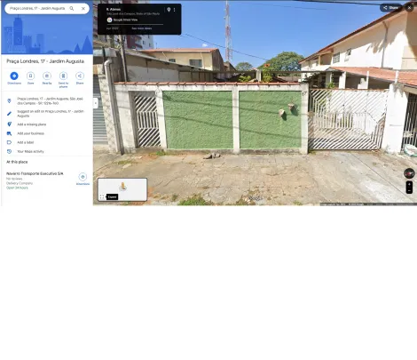 Sao Jose dos Campos Jardim Augusta Terreno Venda R$800.000,00  Area do terreno 275.00m2 
