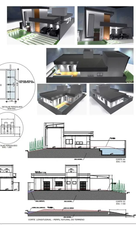 Cacapava Bairro do Grama Casa Venda R$1.400.000,00 Condominio R$349,00 3 Dormitorios 2 Vagas Area do terreno 300.00m2 Area construida 148.00m2