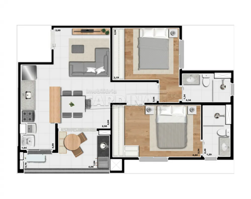 Comprar Apartamento / Padr&atilde;o em Araraquara R$ 540.000,00 - Foto 28