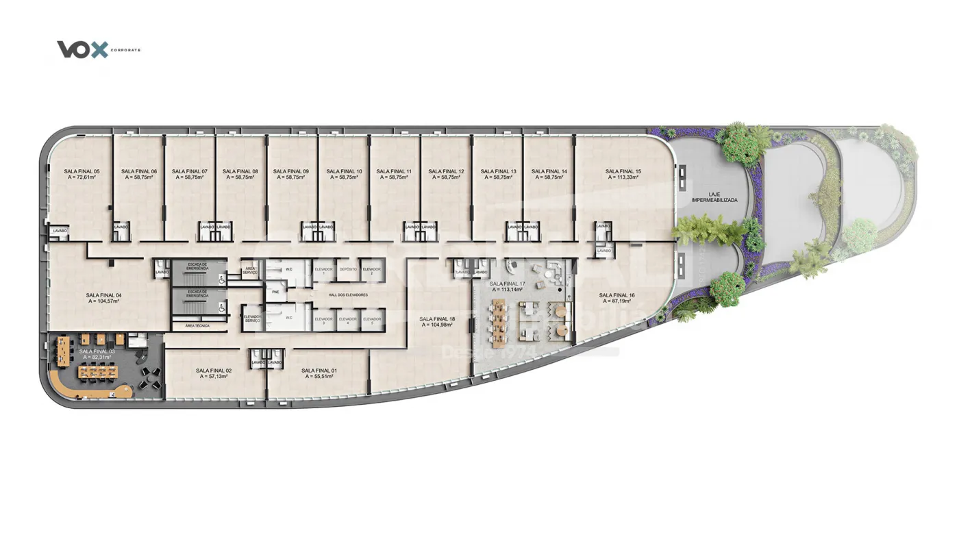 Comercial / Sala / Sal&atilde;o com Condom&iacute;nio em Ribeir&atilde;o Preto 