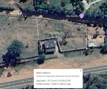 Sao Carlos Agua Vermelha Terreno Locacao R$ 3.334,00  Area do terreno 1517.14m2 