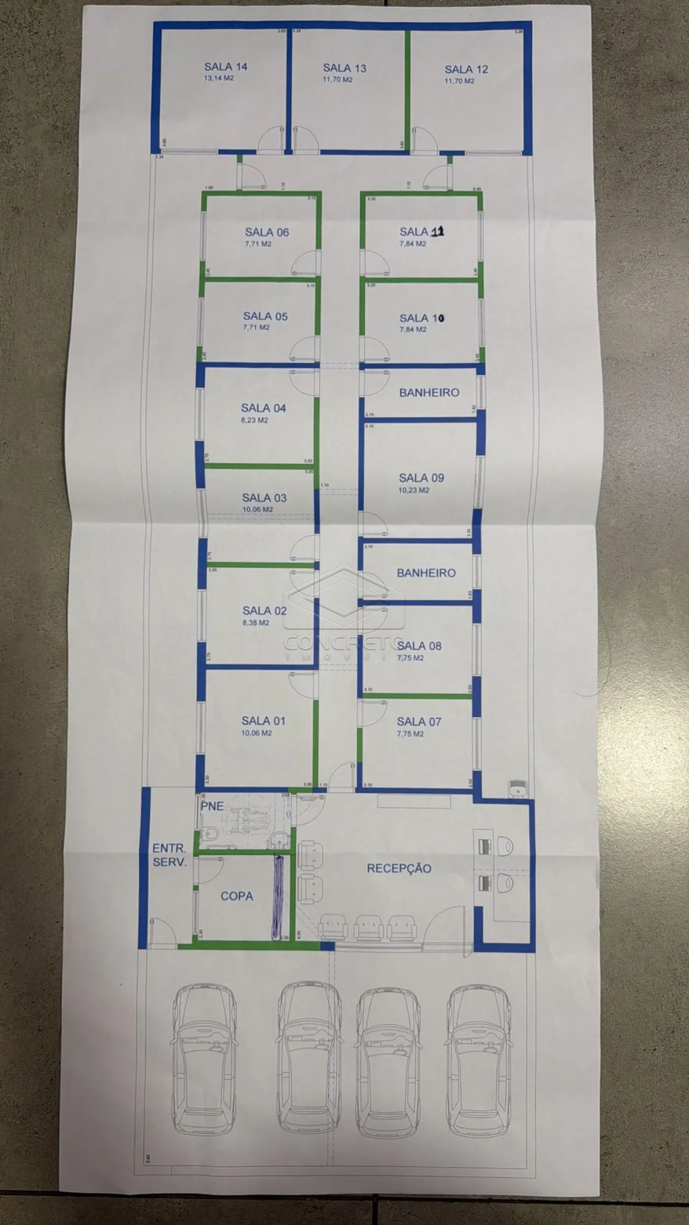 Alugar Comercial / Sala em Bauru R$ 1.600,00 - Foto 1