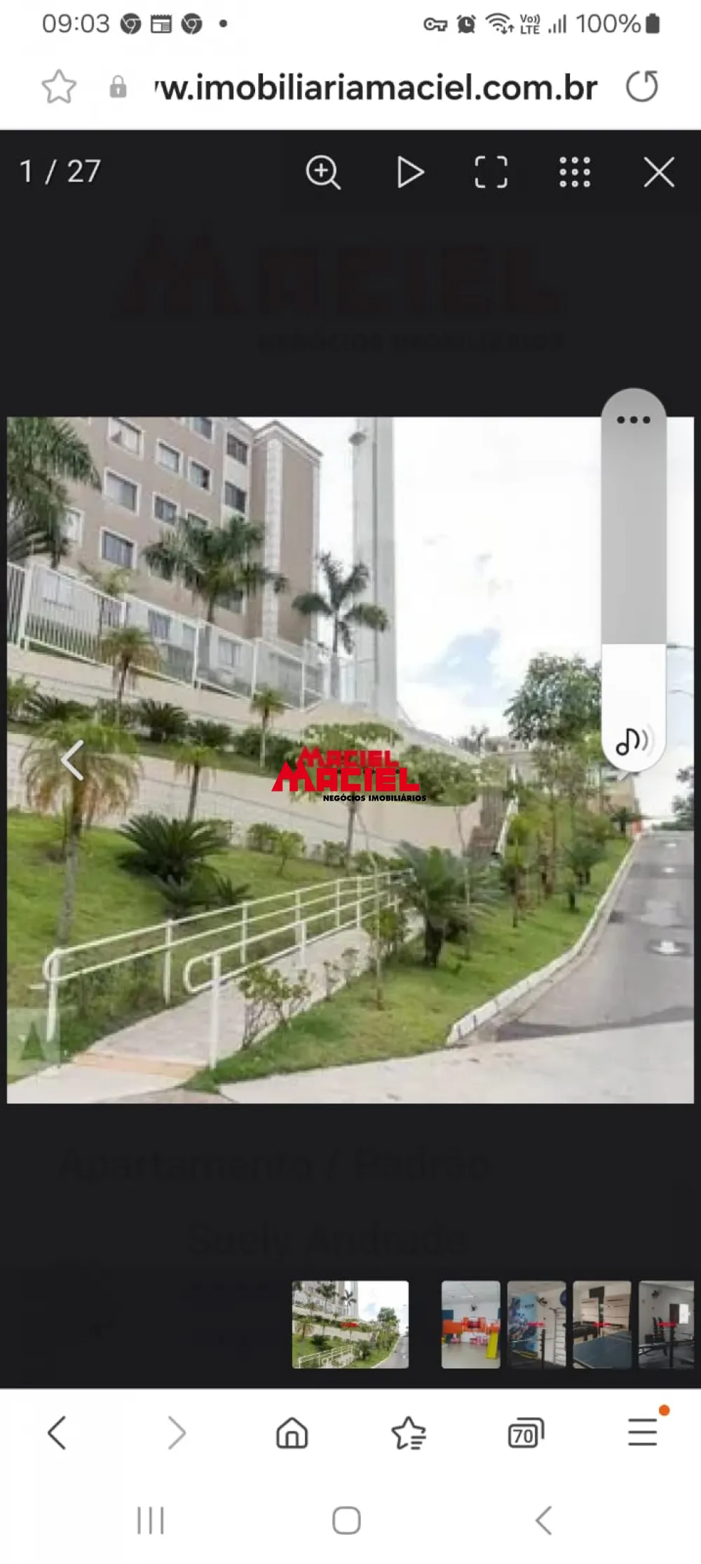 Alugar Apartamento / Padr&atilde;o em S&atilde;o Jos&eacute; dos Campos R$ 1.100,00 - Foto 1