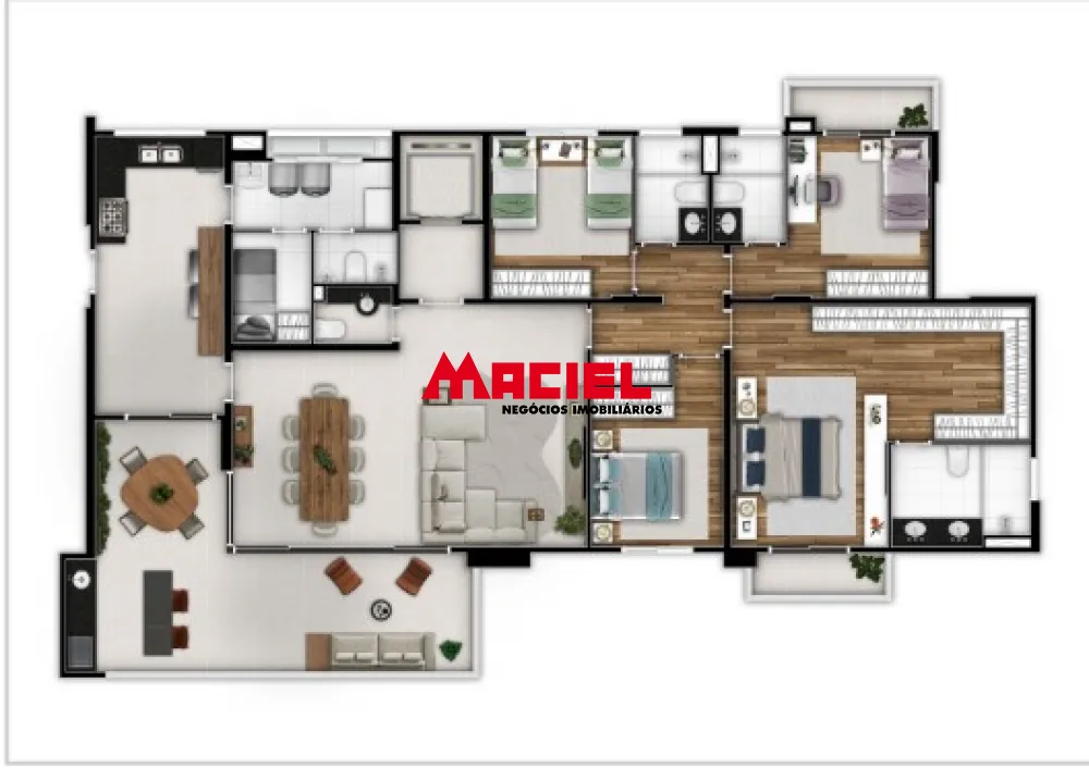 Comprar Apartamento / Padr&atilde;o em S&atilde;o Jos&eacute; dos Campos R$ 2.080.000,00 - Foto 5