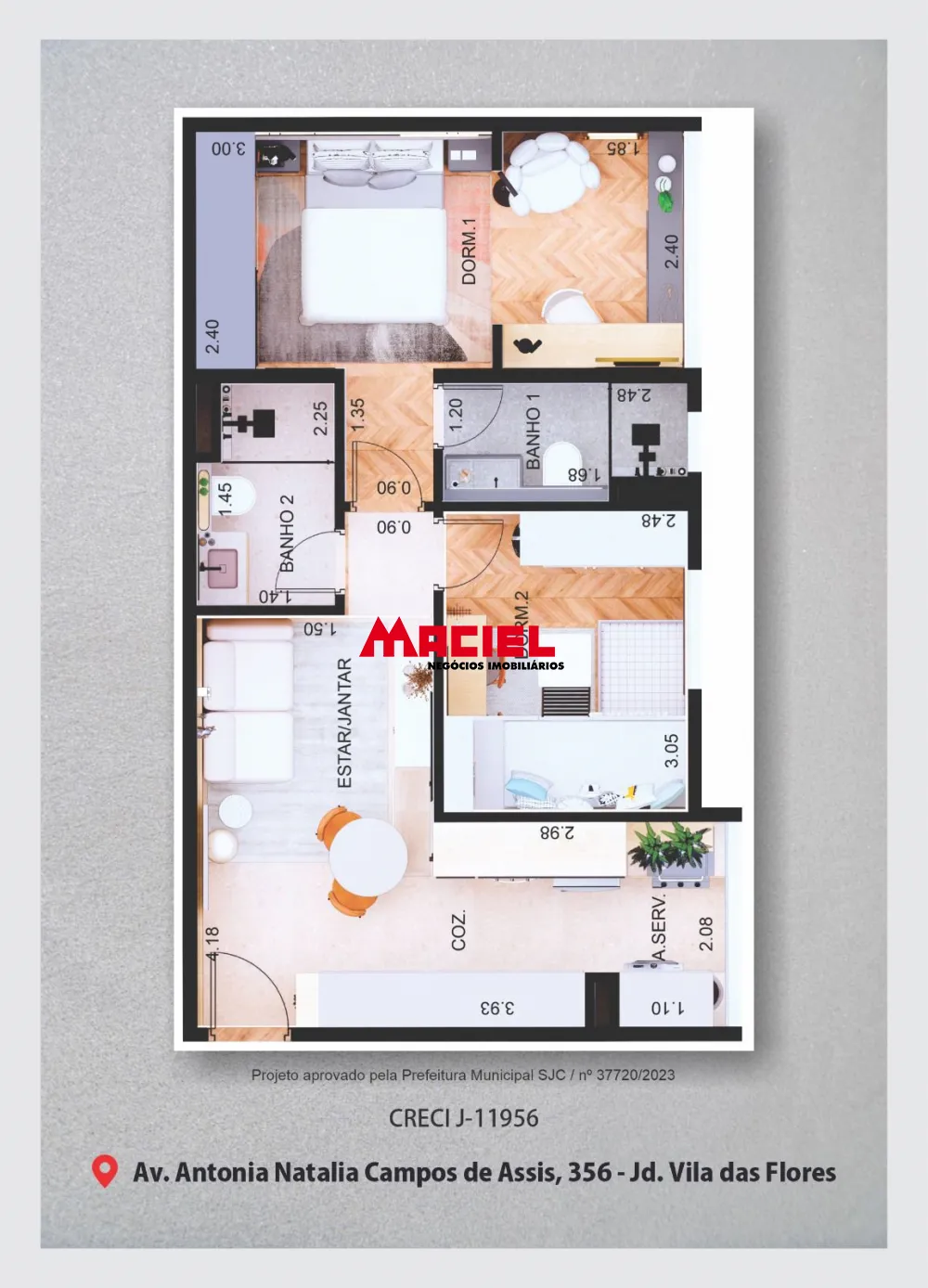 Comprar Apartamento / Padr&atilde;o em S&atilde;o Jos&eacute; dos Campos R$ 317.940,00 - Foto 25