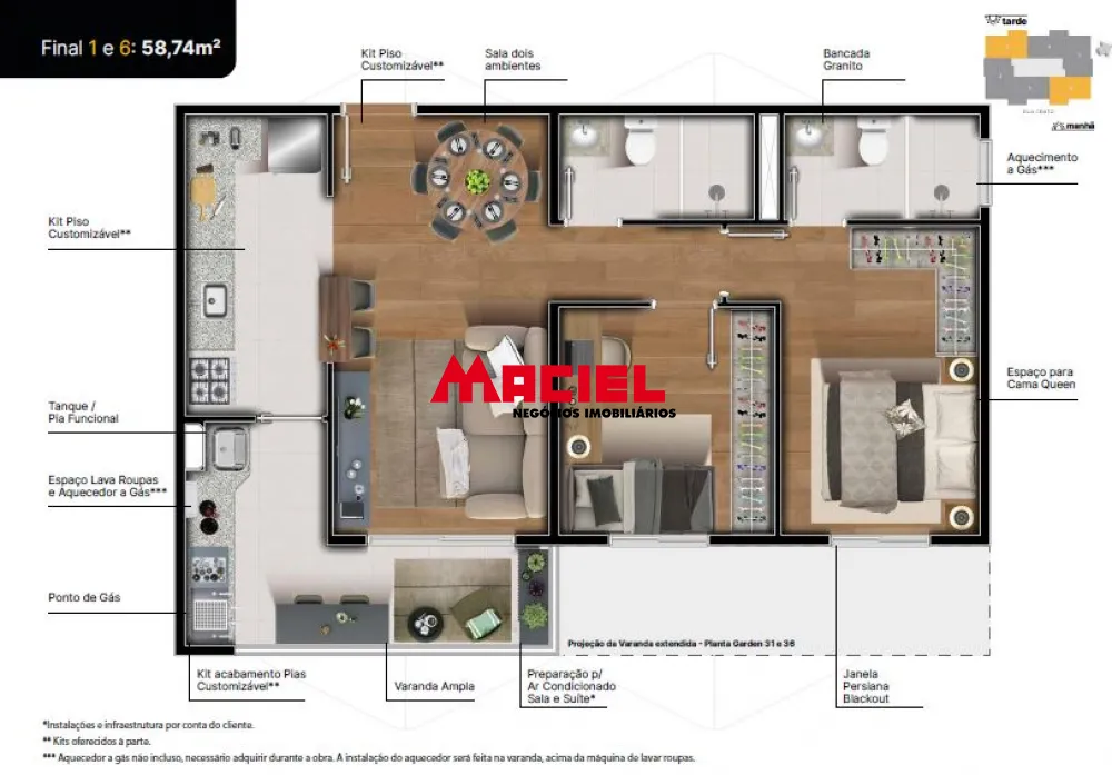 Comprar Apartamento / Padr&atilde;o em S&atilde;o Jos&eacute; dos Campos R$ 478.037,69 - Foto 20