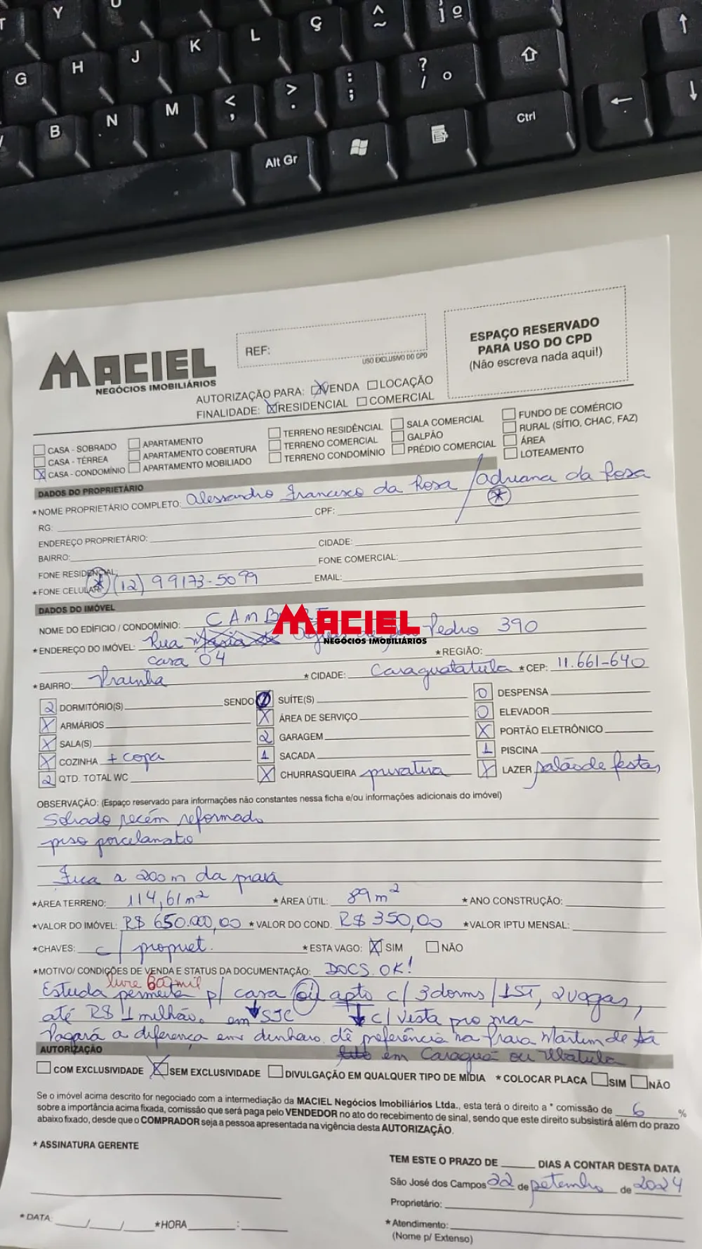 Comprar Casa / Condom&iacute;nio em Caraguatatuba R$ 650.000,00 - Foto 24