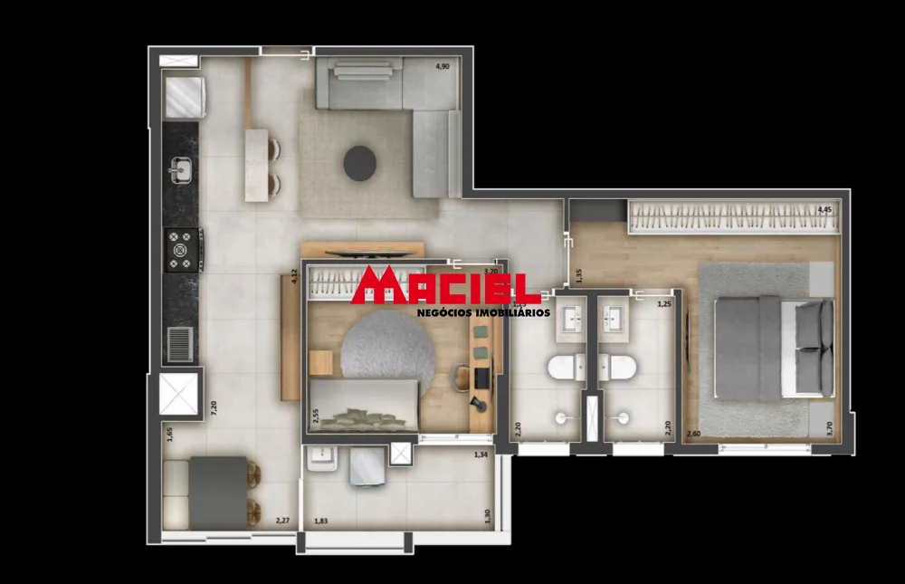 Comprar Apartamento / Padr&atilde;o em S&atilde;o Jos&eacute; dos Campos R$ 874.800,00 - Foto 17